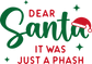 Dear Santa- Adult Transfer