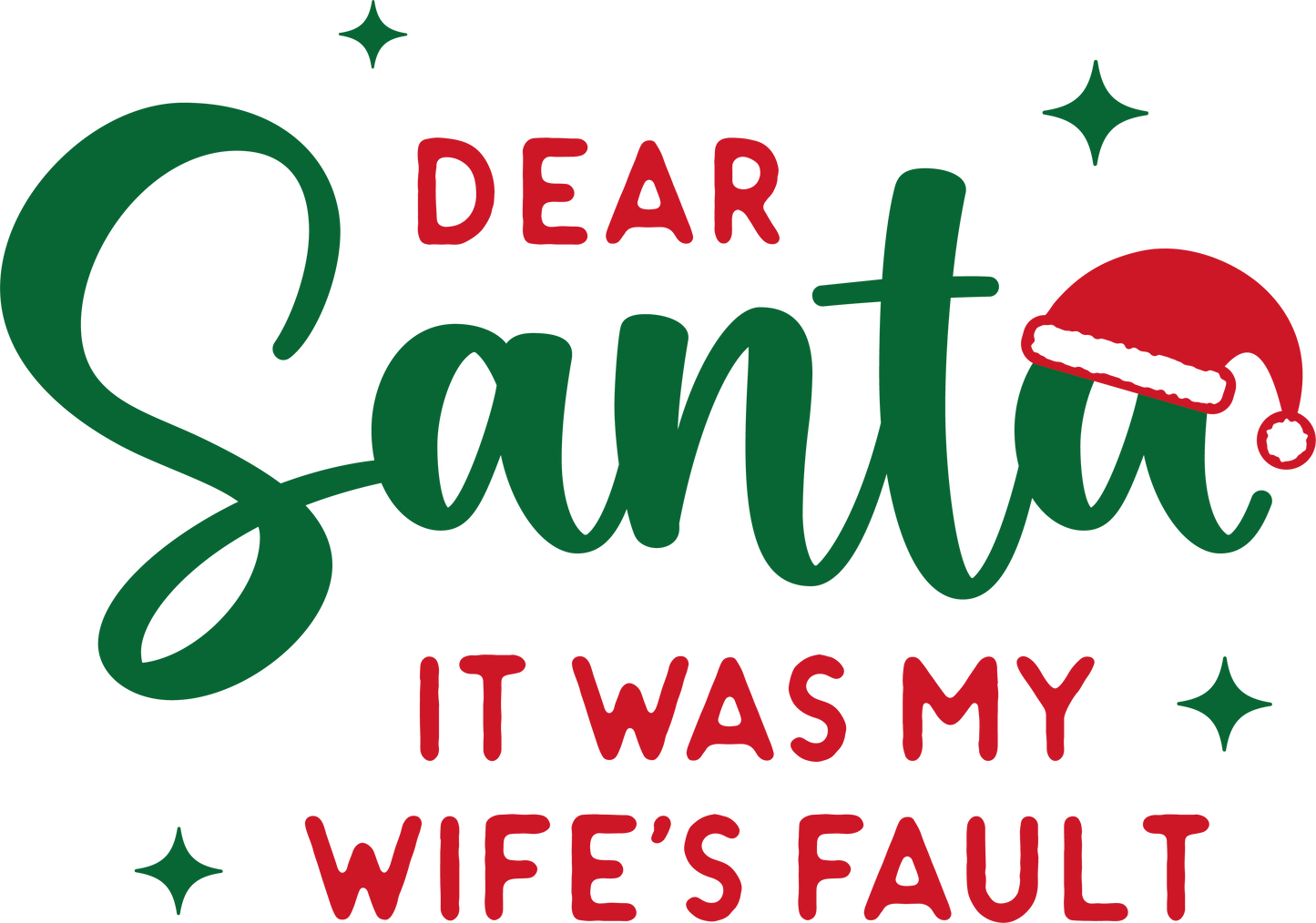 Dear Santa- Adult Transfer