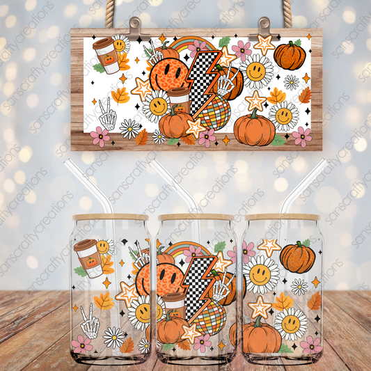 Fall-16oz Libbey Glass Wraps