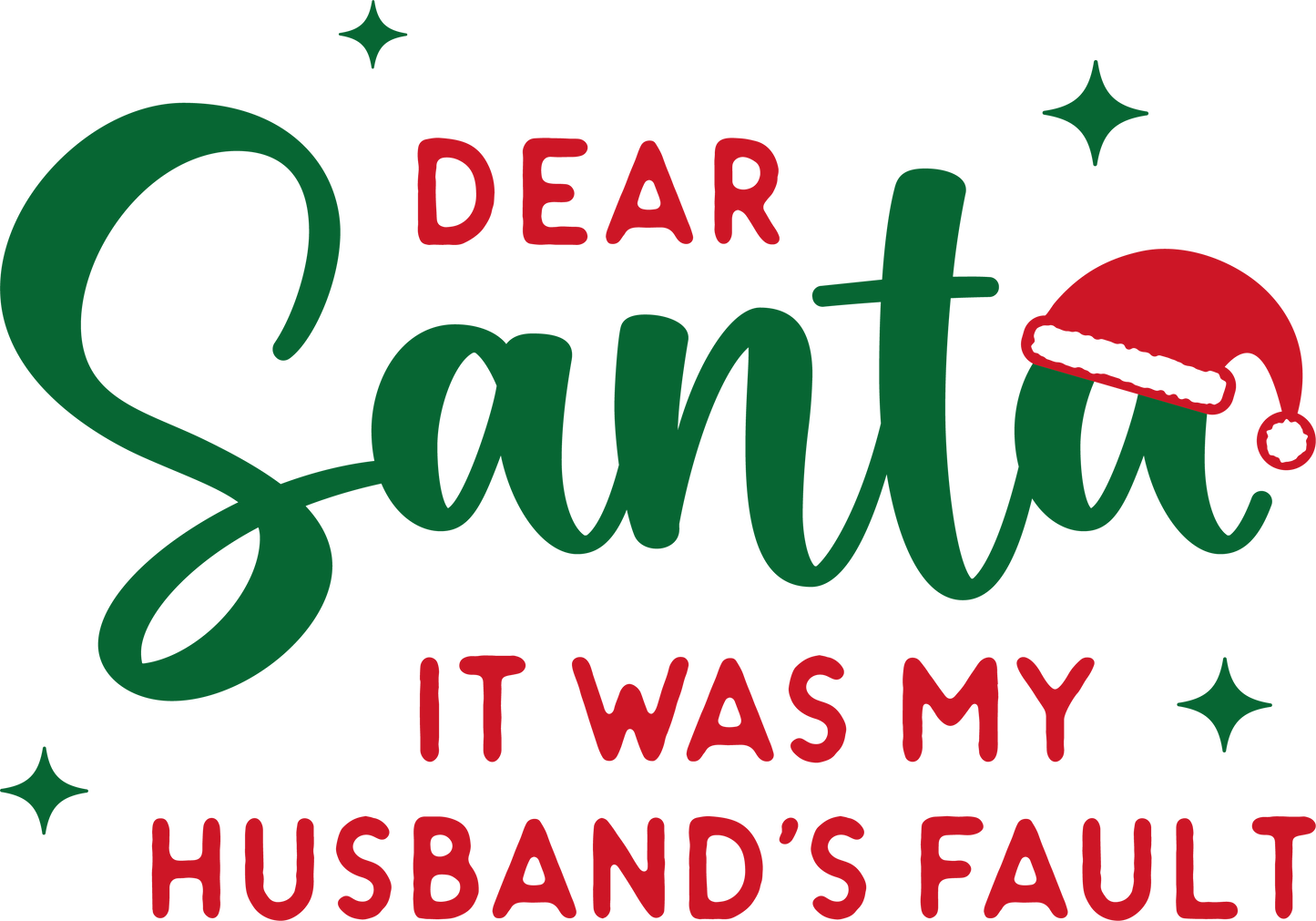 Dear Santa- Adult Transfer