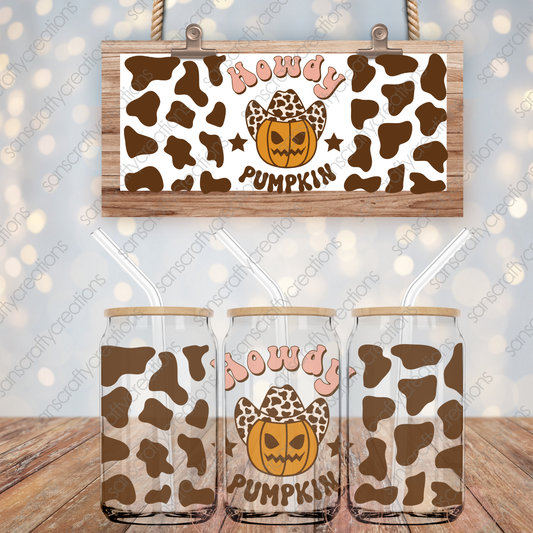 Fall/Halloween-16oz Libbey Glass Wraps