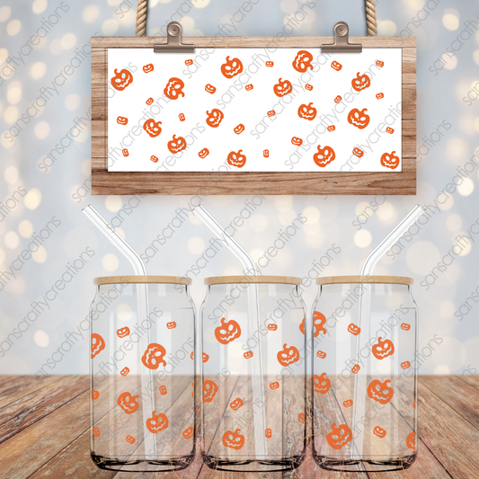 Fall/Halloween-16oz Libbey Glass Wraps