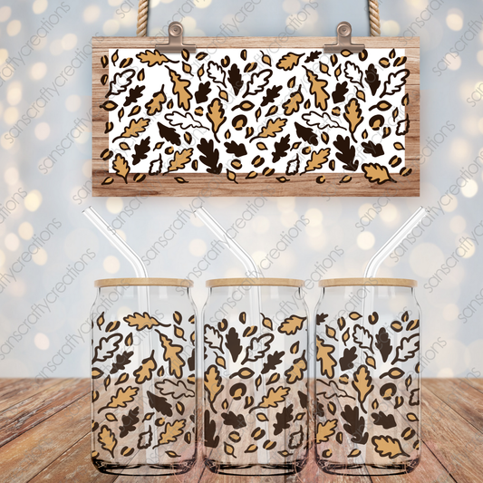 Fall-16oz Libbey Glass Wraps