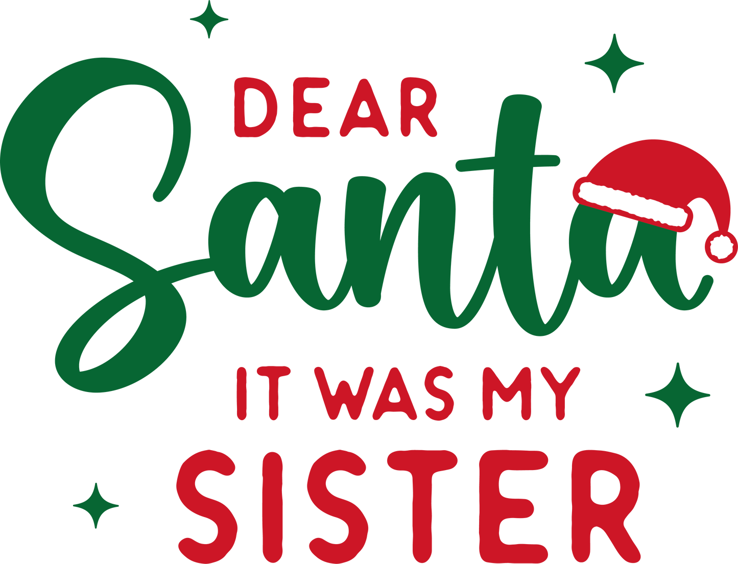 Dear Santa- Adult Transfer