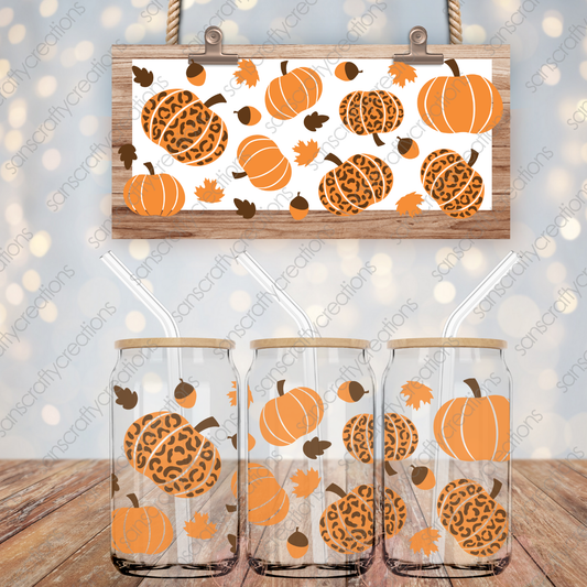 Fall-16oz Libbey Glass Wraps