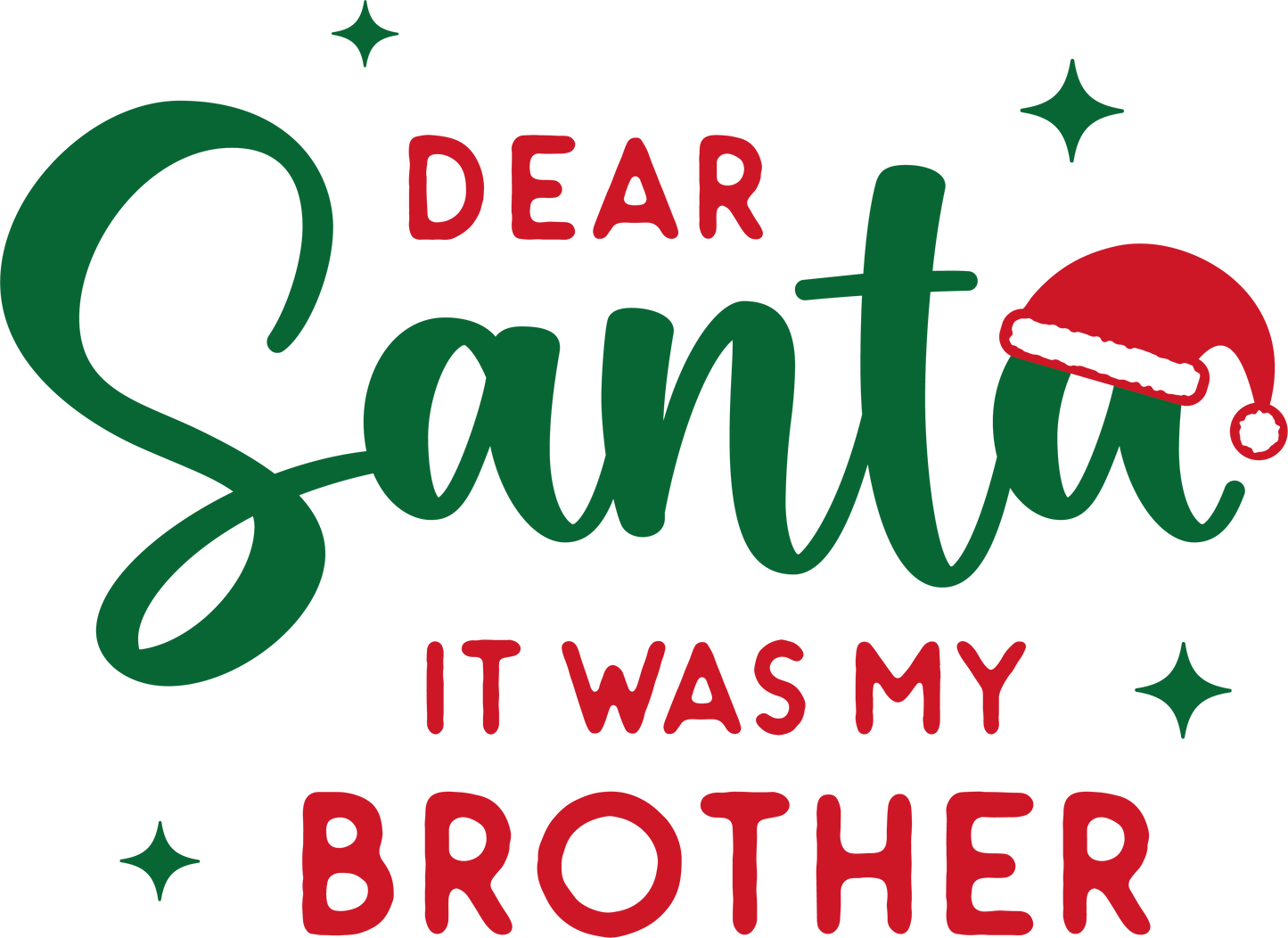 Dear Santa- Adult Transfer