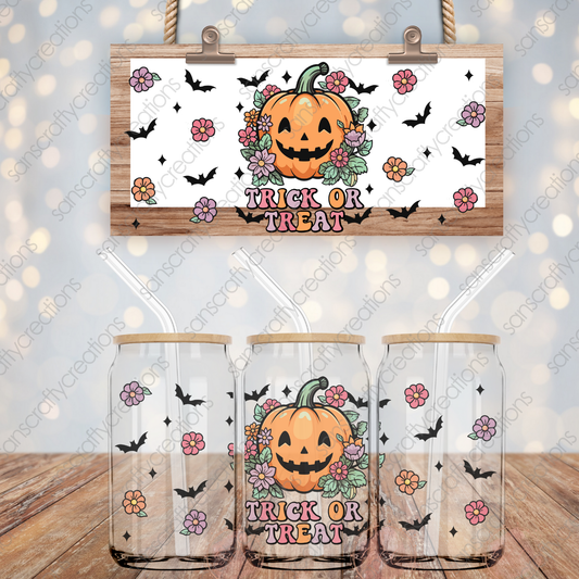 Fall/Halloween-16oz Libbey Glass Wraps