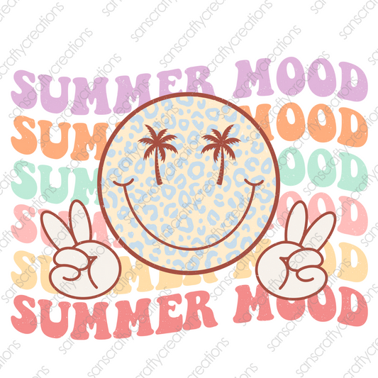 Summer Mood-Printed Heat Transfer Vinyl