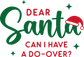 Dear Santa- Adult Transfer