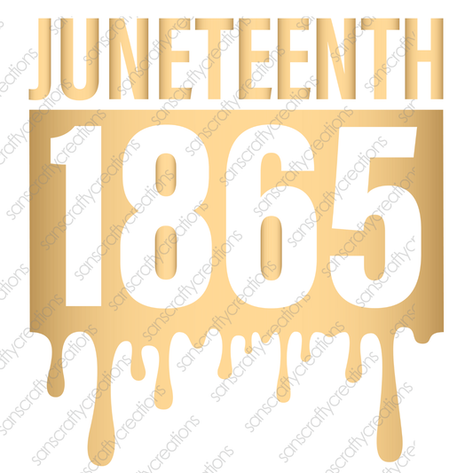 Juneteeth-Printed Heat Transfer Vinyl