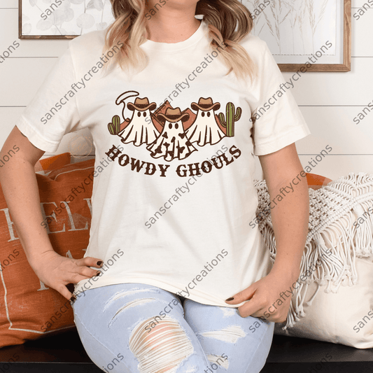 Howdy Ghouls-Transfer - by SansCraftyCreations.com -