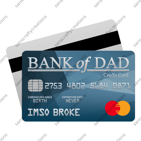 Bank of Dad-Transfer - by SansCraftyCreations.com -