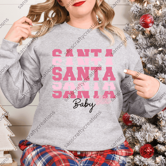 Santa Baby-HTV - by SansCraftyCreations.com -