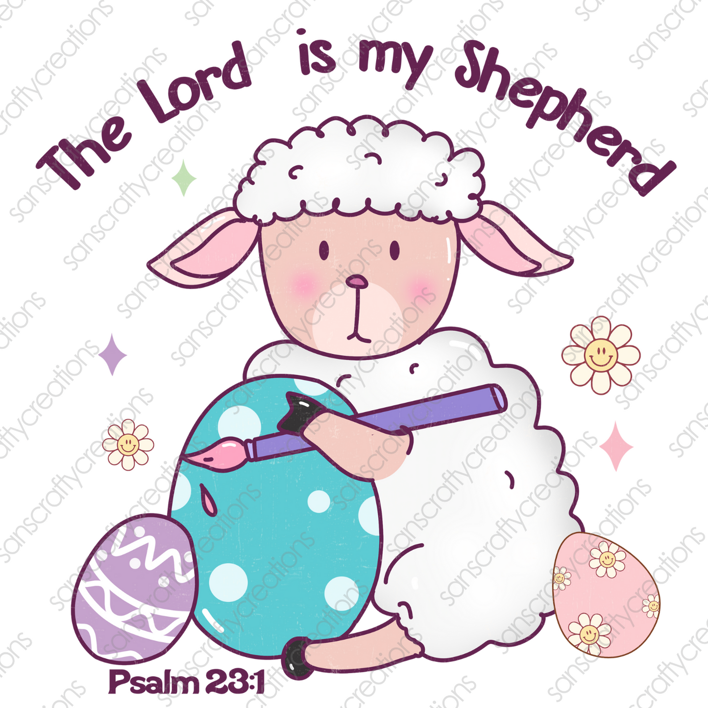 The Lord is my Shepard-HTV Transfer