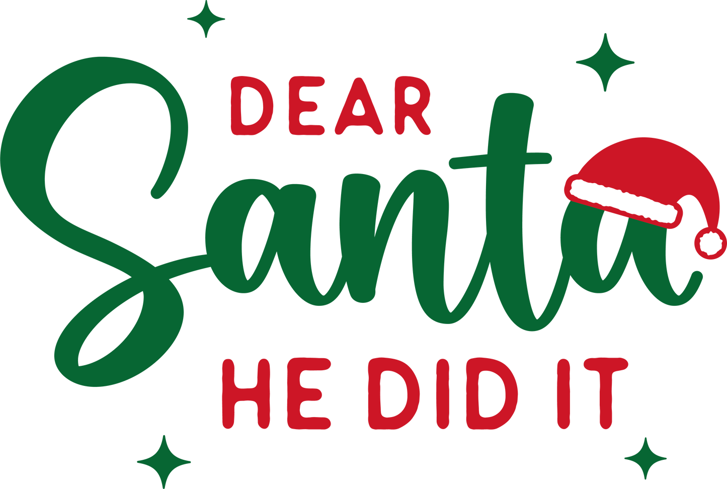 Dear Santa- Adult Transfer