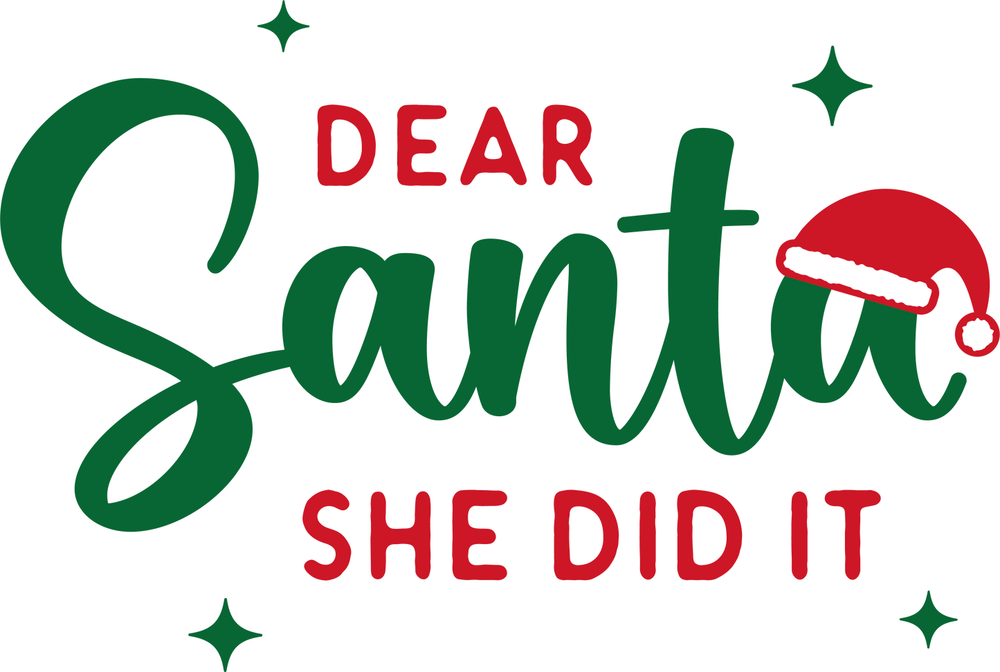 Dear Santa- Adult Transfer