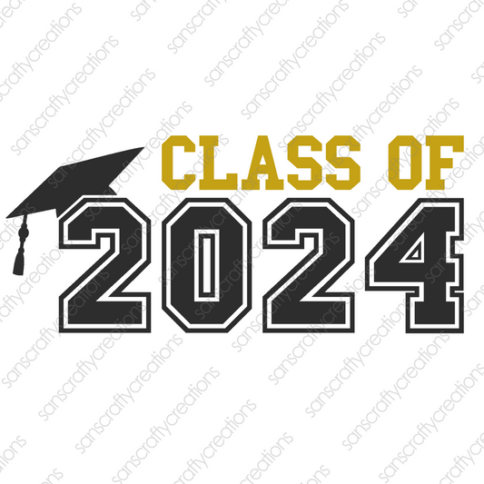 Class of 2024-Printed Heat Transfer Vinyl