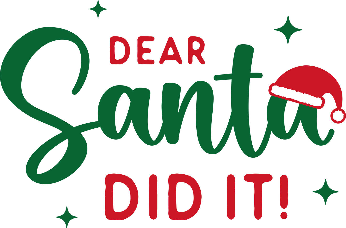 Dear Santa- Adult Transfer