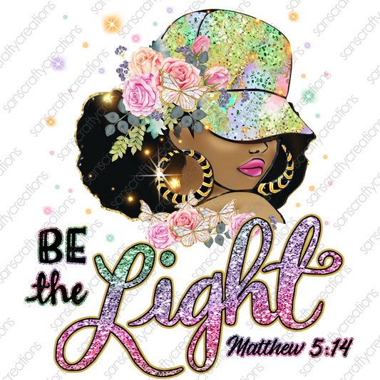 Be the Light-Printed Heat Transfer Vinyl