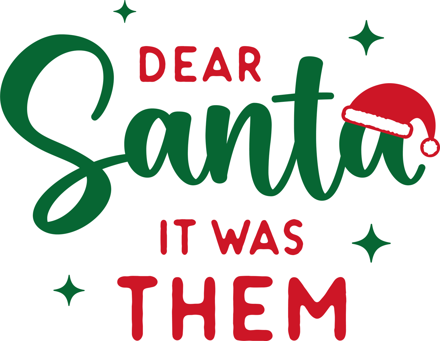 Dear Santa- Adult Transfer