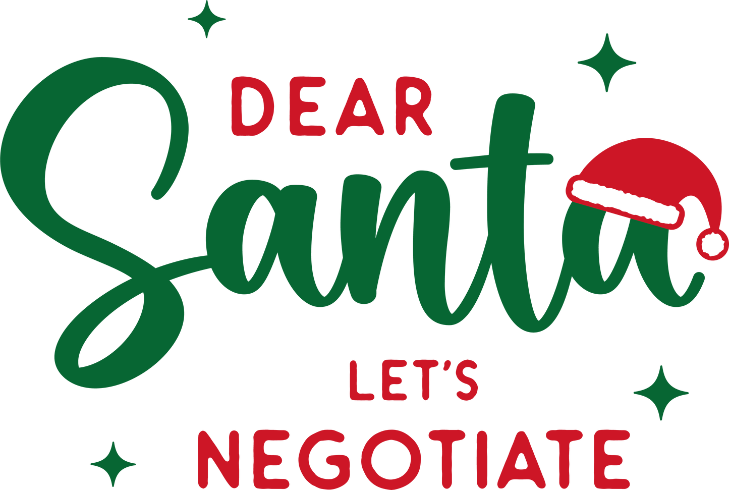 Dear Santa- Adult Transfer