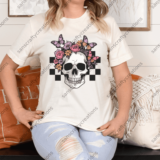 Skulls-Transfer - by SansCraftyCreations.com -