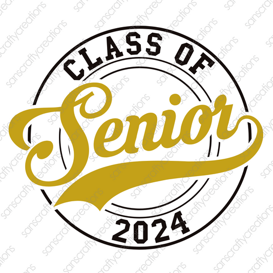 Class of 2024-Printed Heat Transfer Vinyl