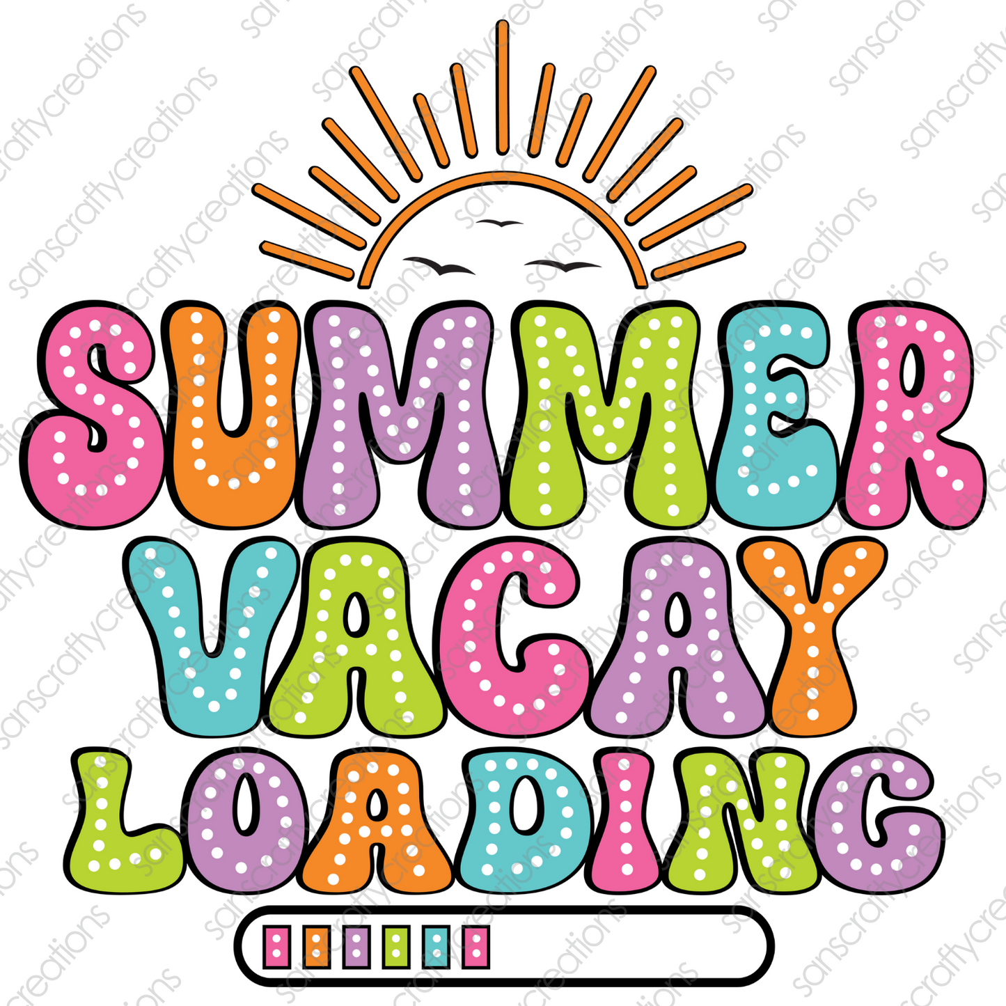 SUMMER VACAY MODE-Printed Heat Transfer Vinyl (Copy)