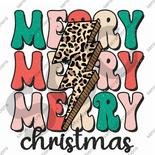 Merry Christmas - by SansCraftyCreations.com -