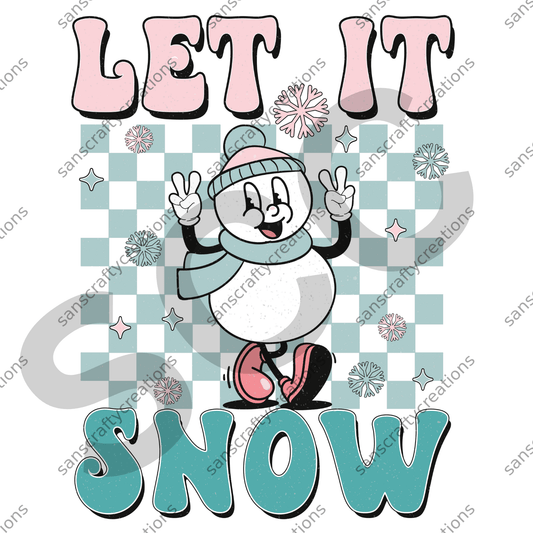 Let it Snow - by SansCraftyCreations.com -