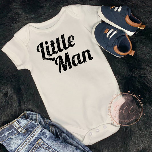 Little Man- Baby Onsie