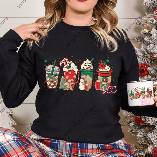 Coffee Christmas-HTV Transfer - by SansCraftyCreations.com -