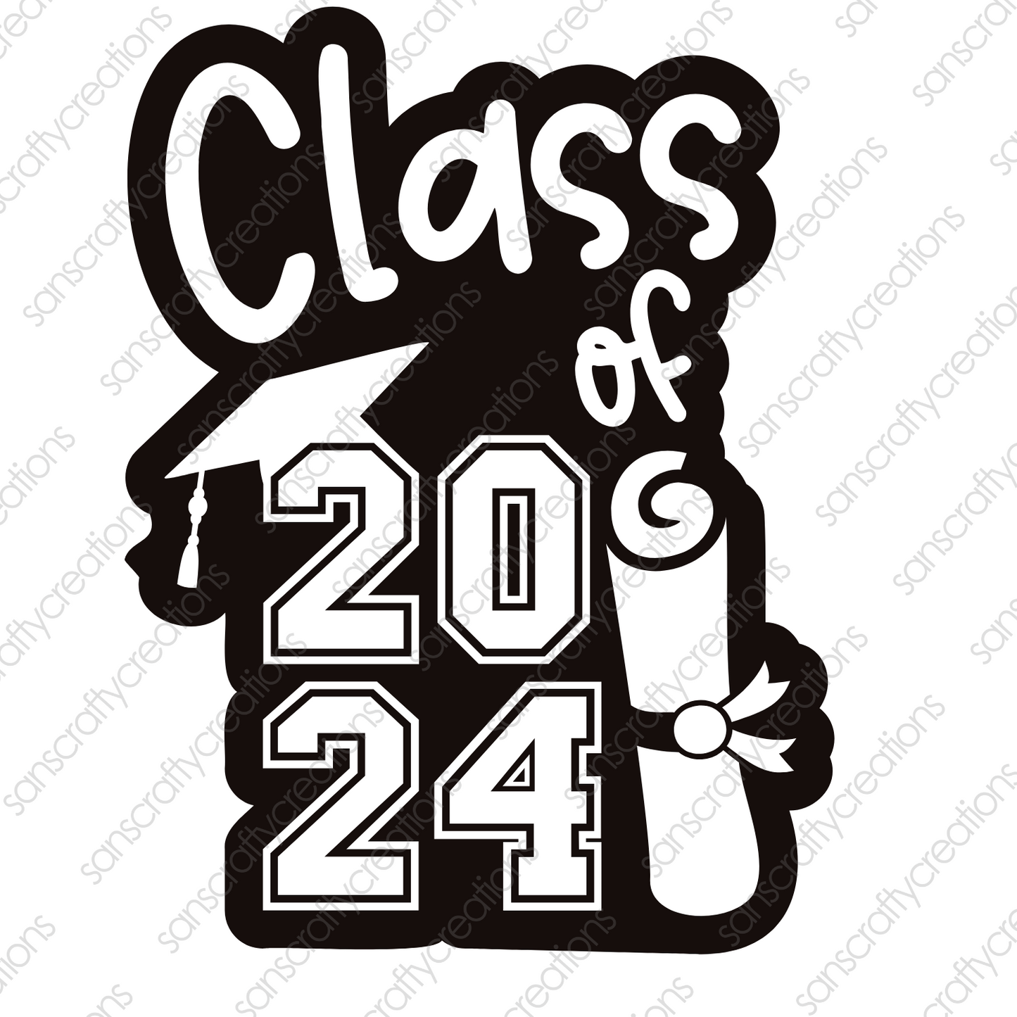 Class of 2024-Printed Heat Transfer Vinyl