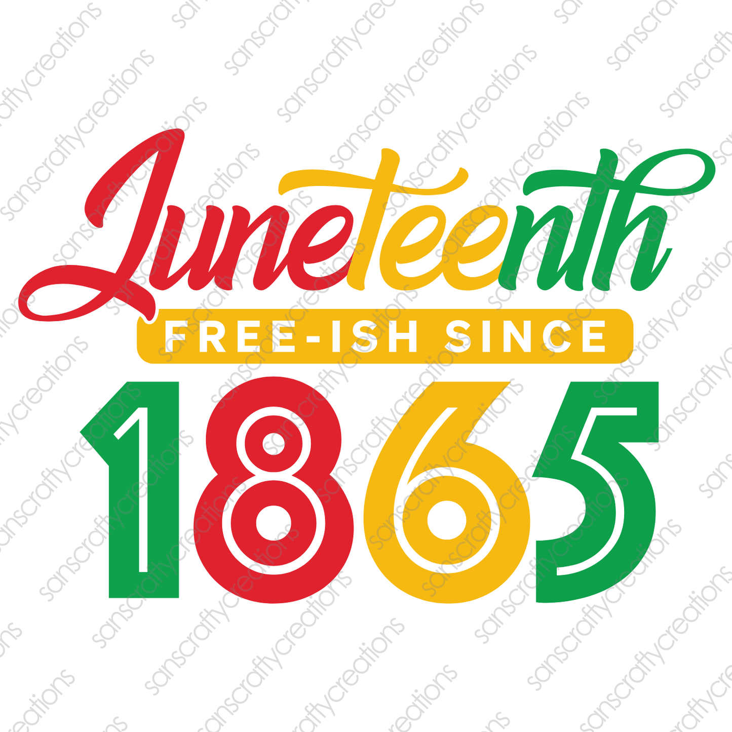 Juneteeth-Printed Heat Transfer Vinyl