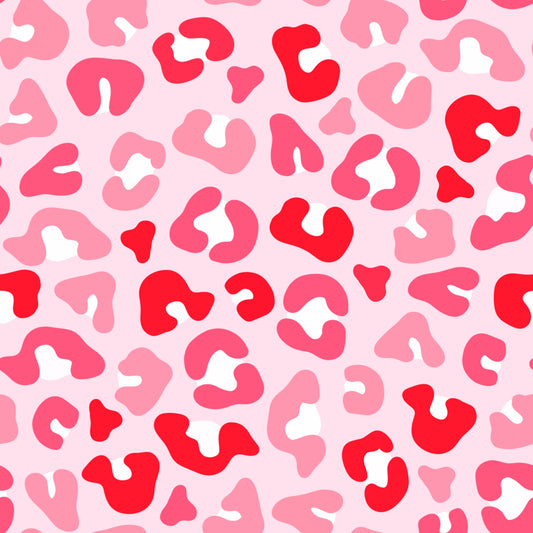 Pink Leopard Print-Pattern Sheets