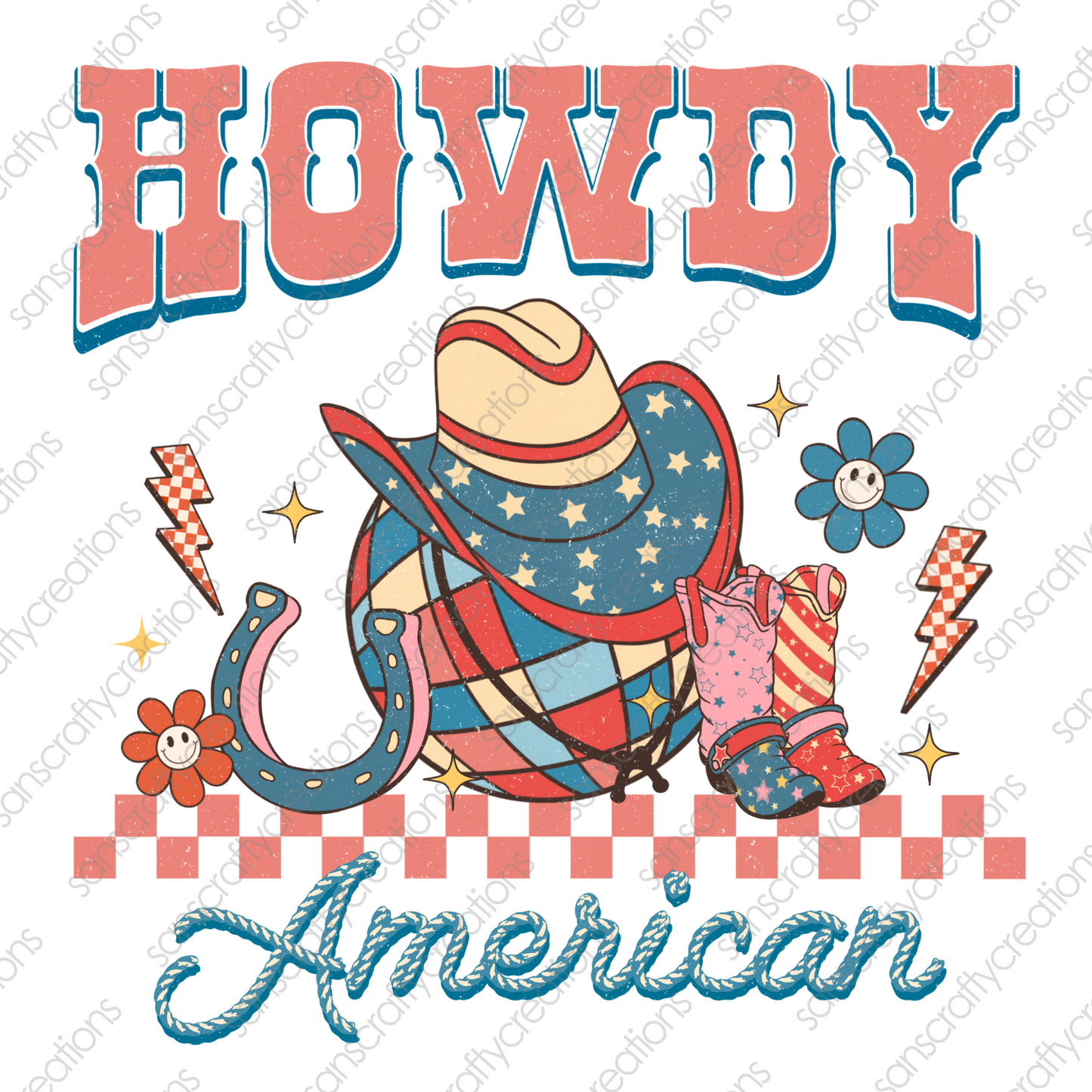 Howdy-Printed Heat Transfer Vinyl