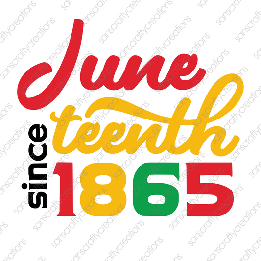 Juneteeth-Printed Heat Transfer Vinyl