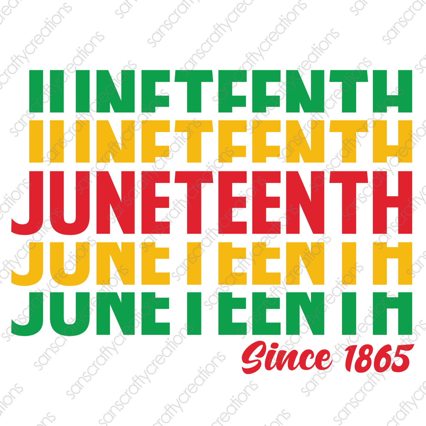 Juneteenth-Printed Heat Transfer Vinyl