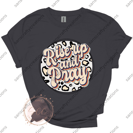 Rise up and Pray-Transfer - by SansCraftyCreations.com -