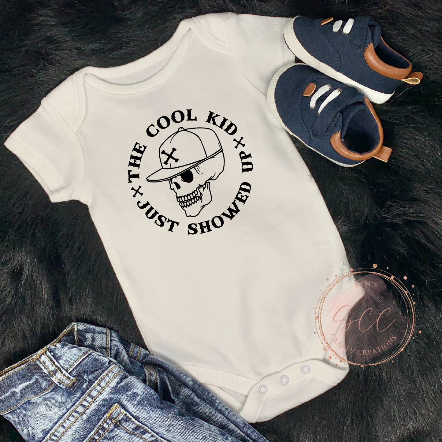 The Cool Kid just showed up- Baby Onsie