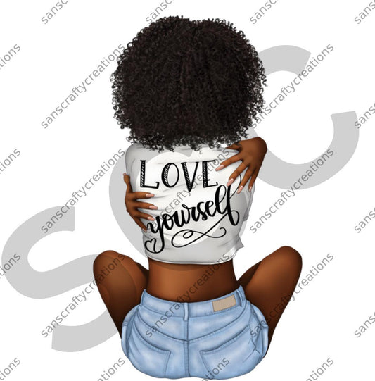 Love yourself - by SansCraftyCreations.com -