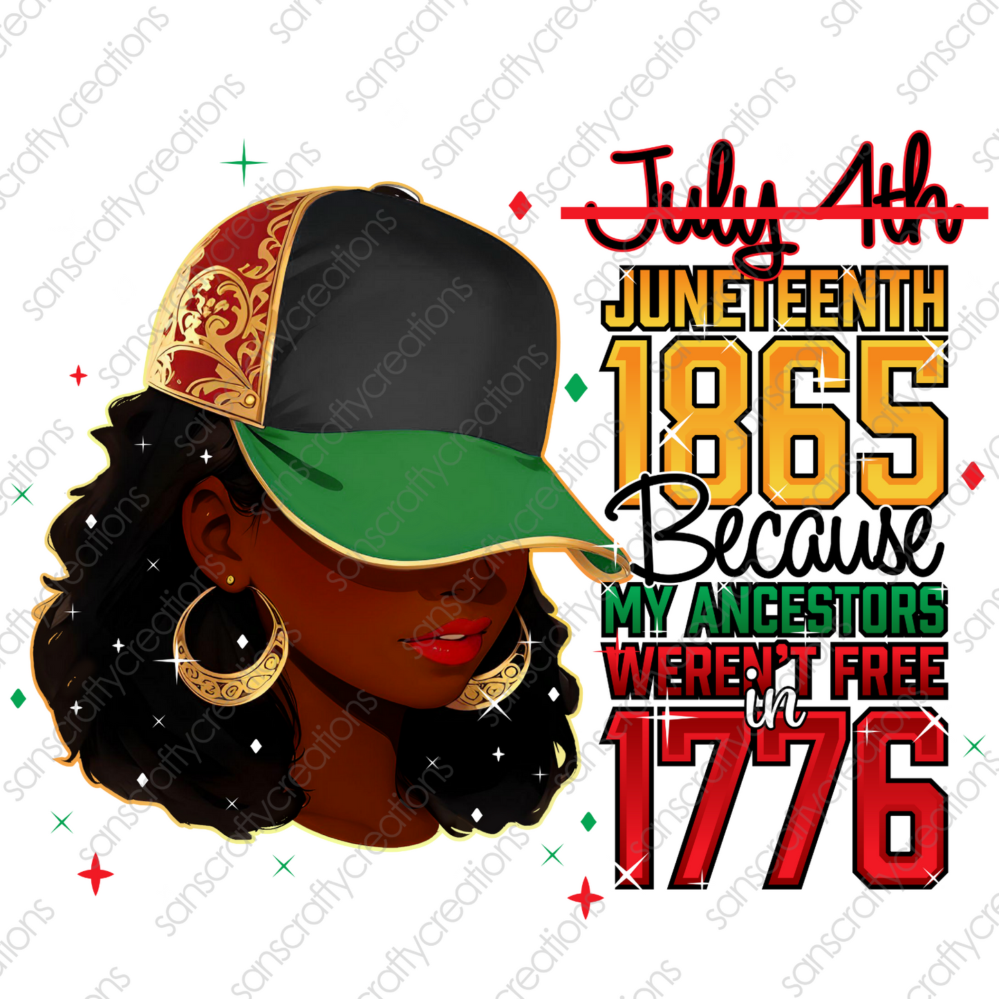 Juneteenth-Printed Heat Transfer Vinyl