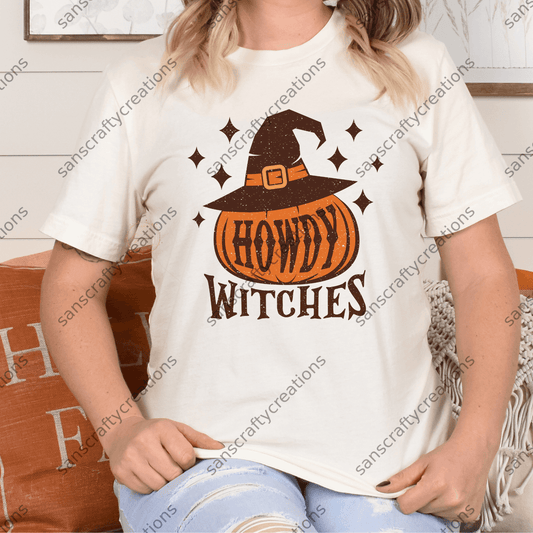 Howdy Witches-Transfer - by SansCraftyCreations.com -