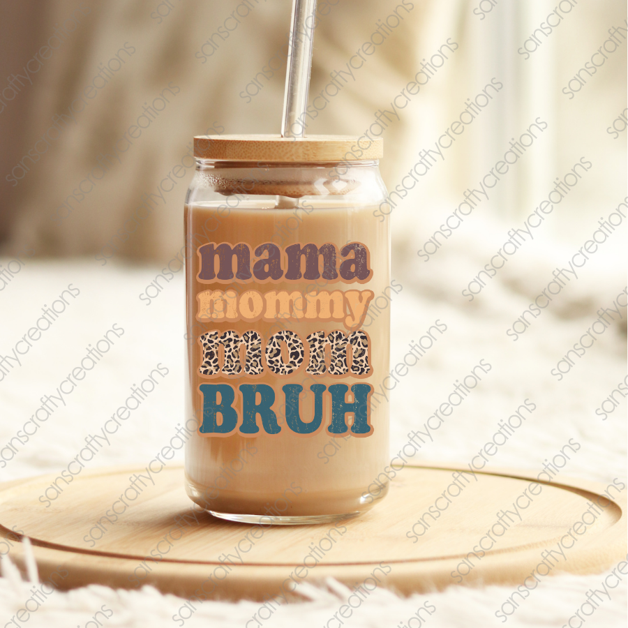 Mama, Mommy, Mom, Bruh-Decal