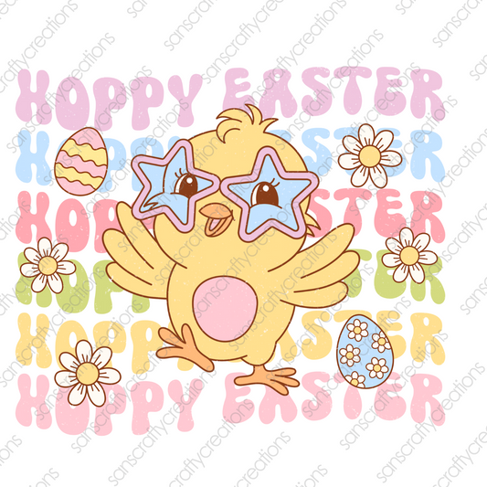 Hoppy Easter-HTV Transfer