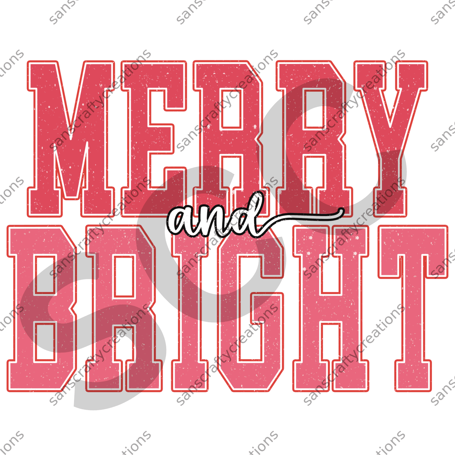 Merry and Bright -  by SansCraftyCreations.com - 