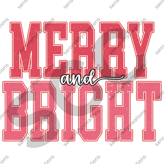 Merry and Bright - by SansCraftyCreations.com -