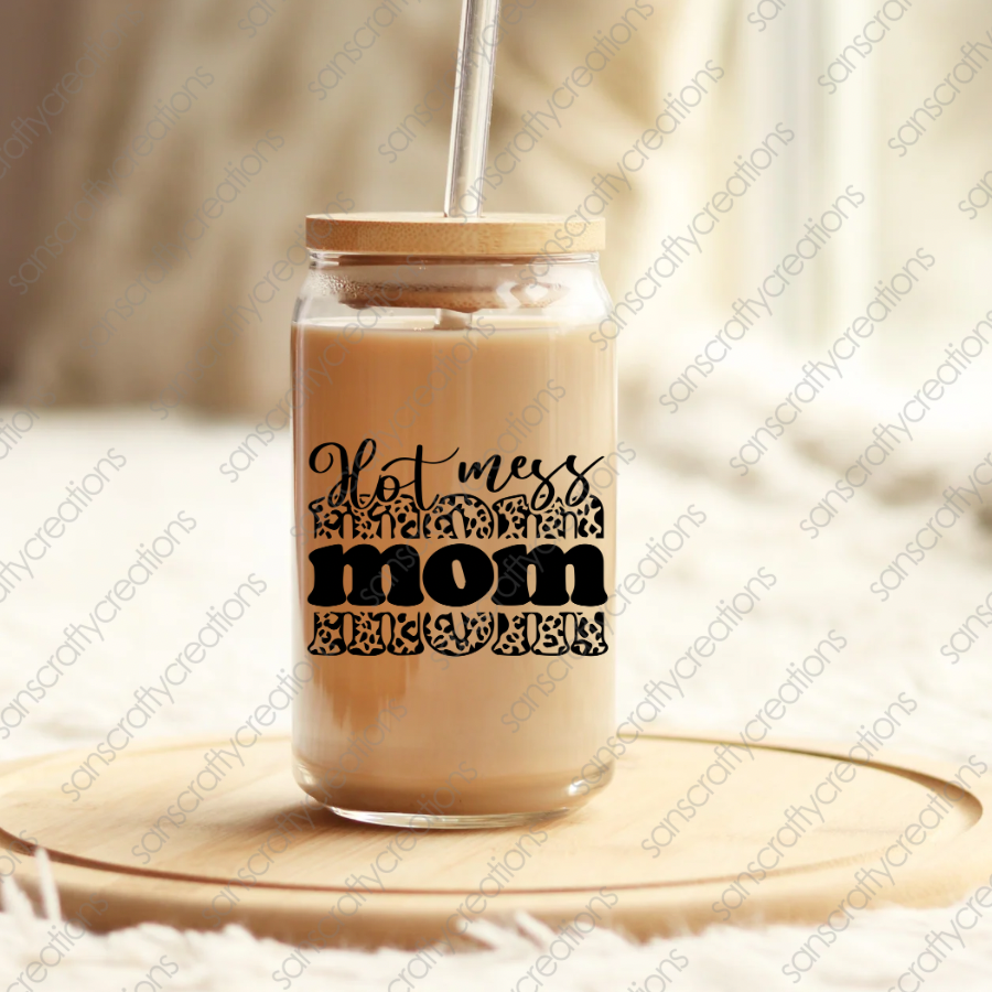 Hot mess Mom-Decal