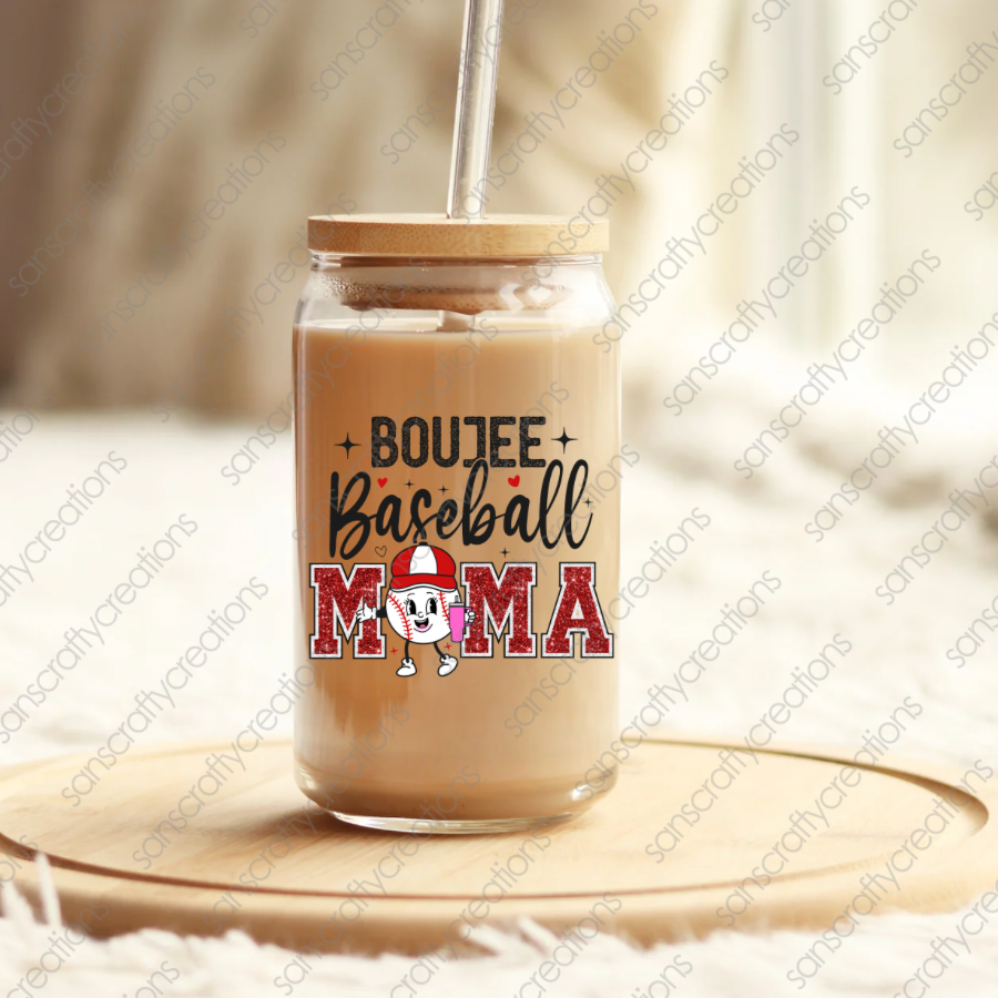 Boujee Baseball Mama-Decal