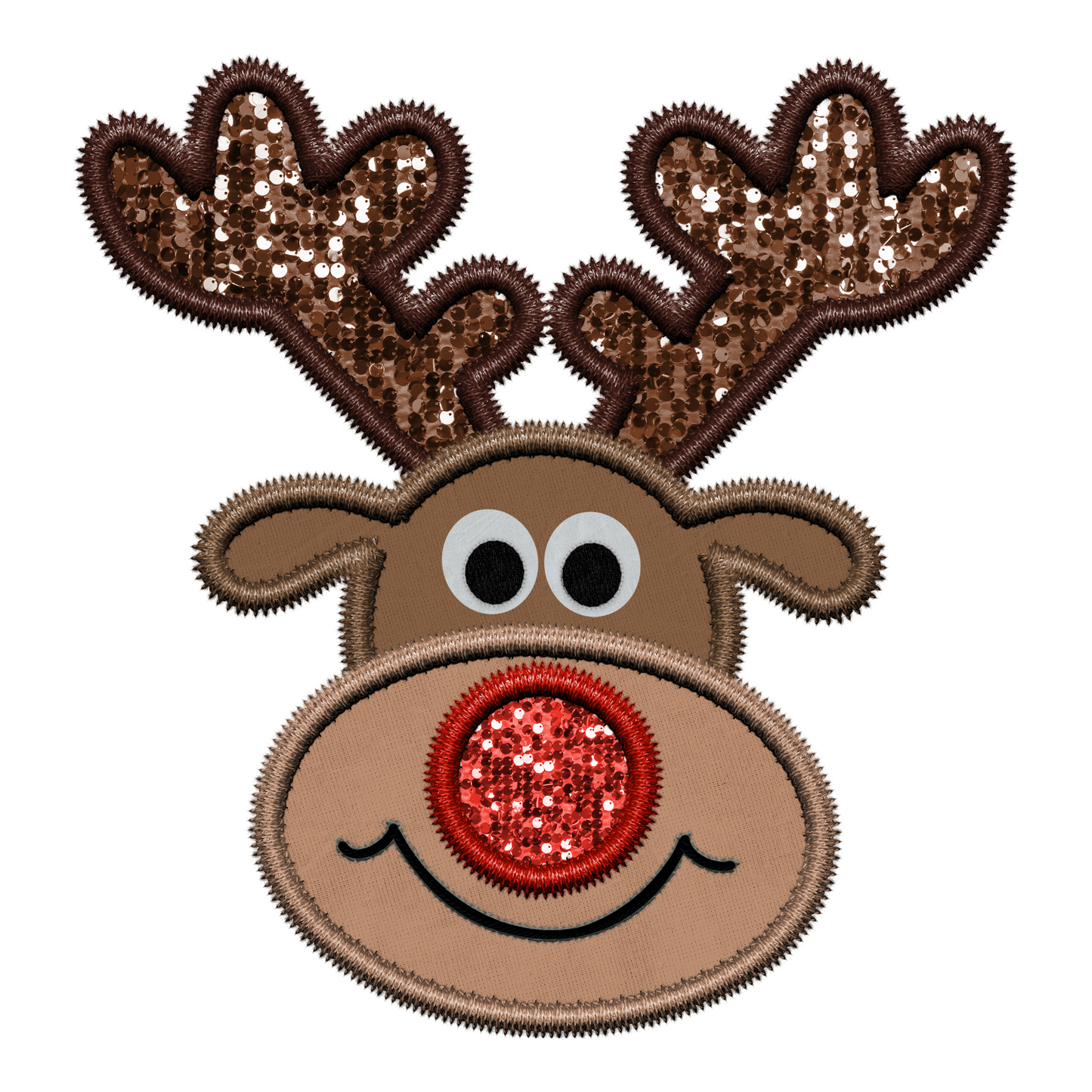 Embroidery Look Reindeer -Transfer